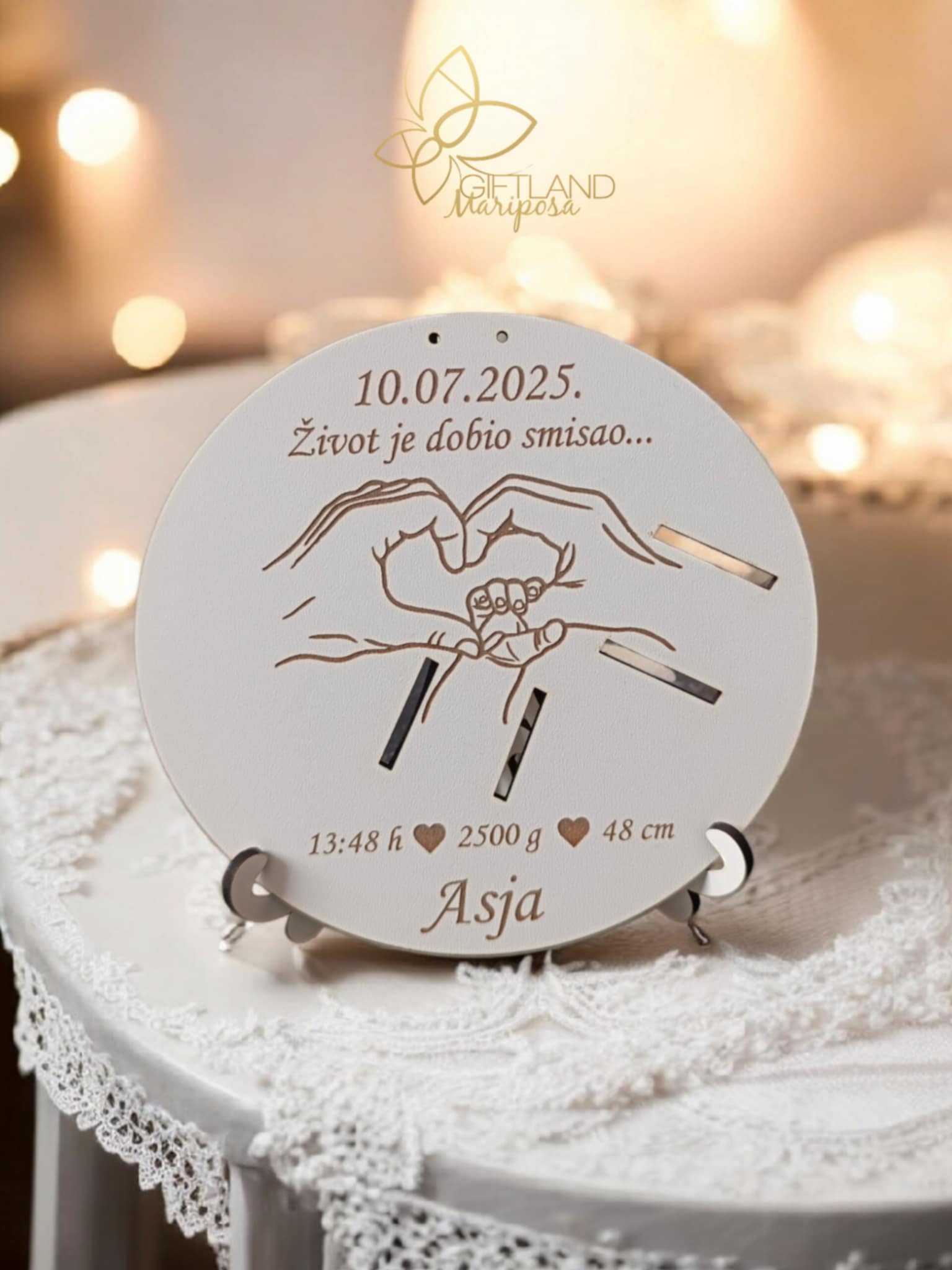 stalak za narukvicu iz porodilišta