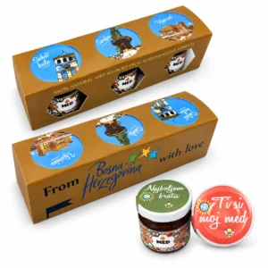 Medeni poklon set – Jedinstven poklon za posebne prilike, 3x50g